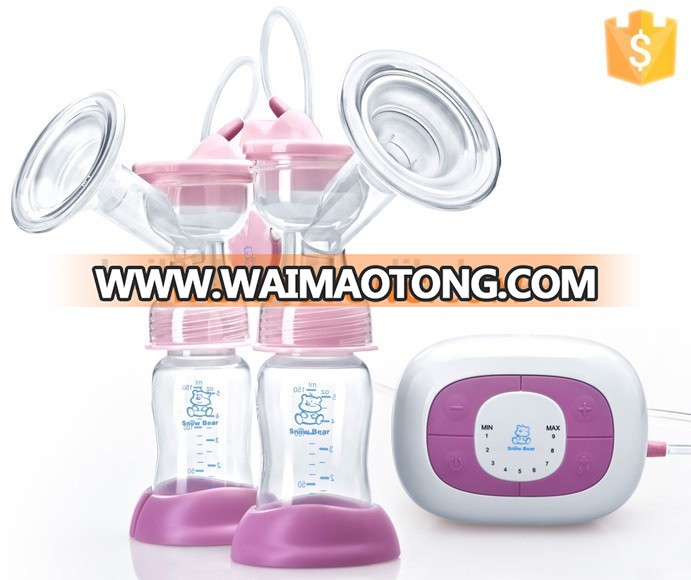 HL-0883 CE BPA free portable double Electric Breast Pump